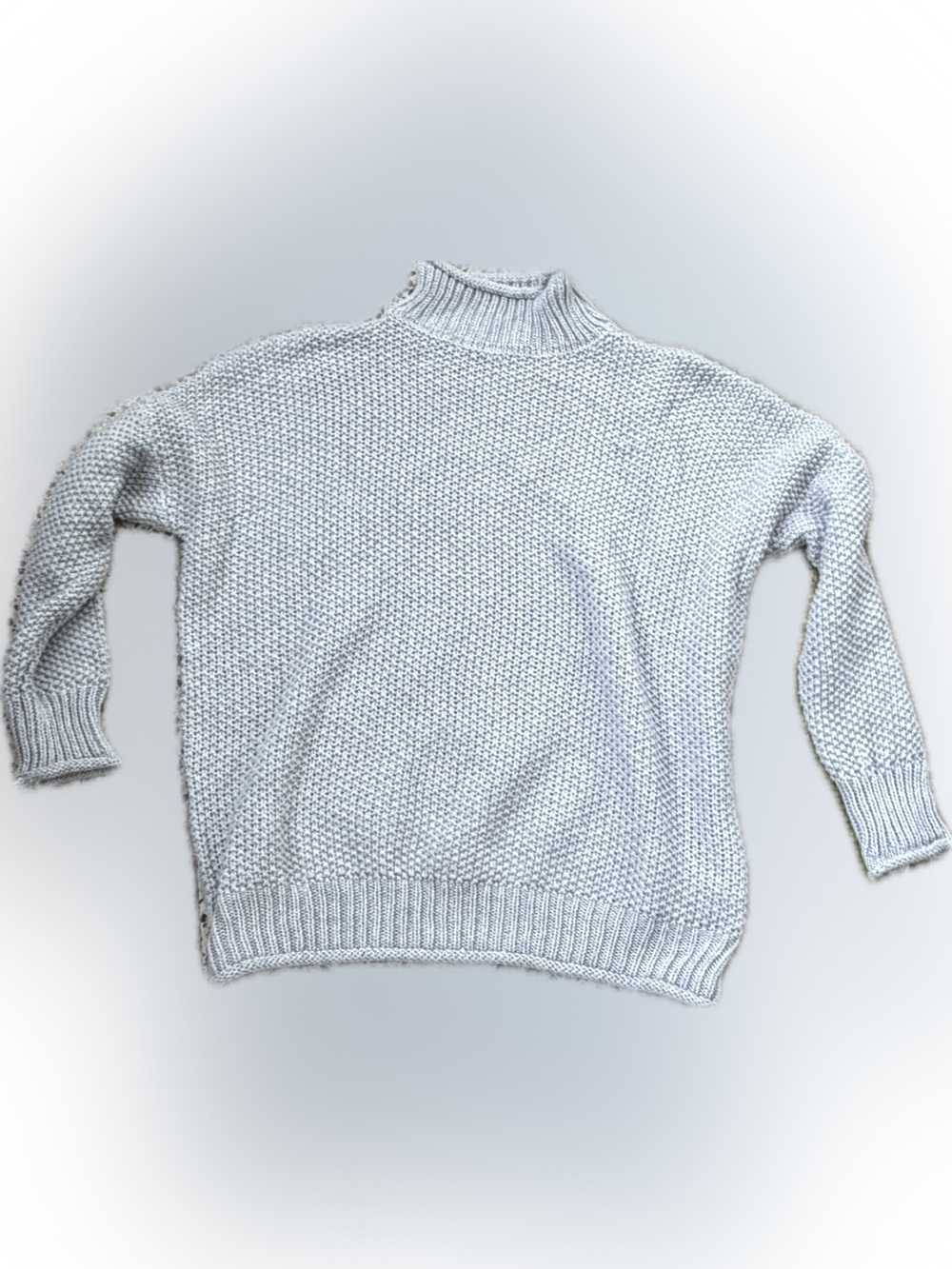 Light Gray Mockneck Sweater